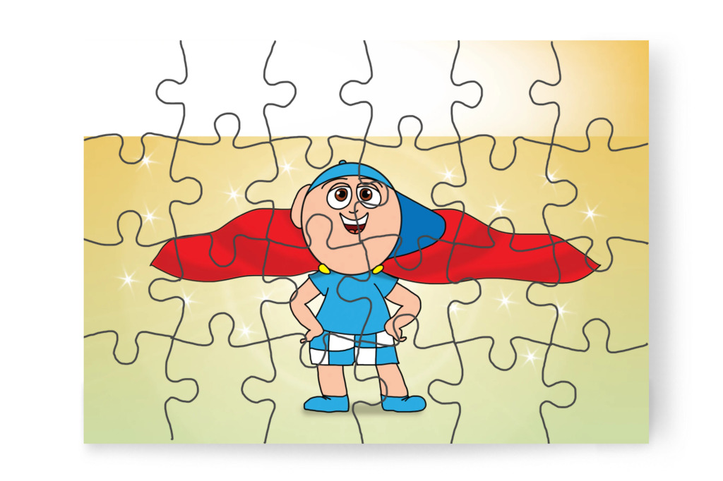 Márky igazi szuperhősnek érzi magát – Márky és a fekete pont puzzle, 24 darab [TC40-27-P24]