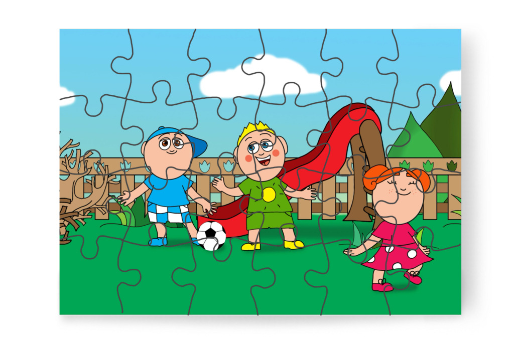 Klára visszamegy a mosdóba – Klára és a húsvéti tojások puzzle, 24 darab [TC45-29-P24]