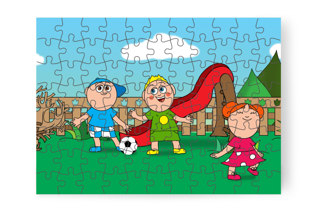 Klára visszamegy a mosdóba – Klára és a húsvéti tojások puzzle, 88 darab [TC45-29-P88]