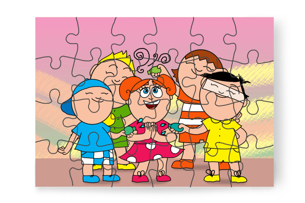 Klára nevetve megbocsát – Klára és a húsvéti tojások puzzle, 24 darab [TC45-49-P24]