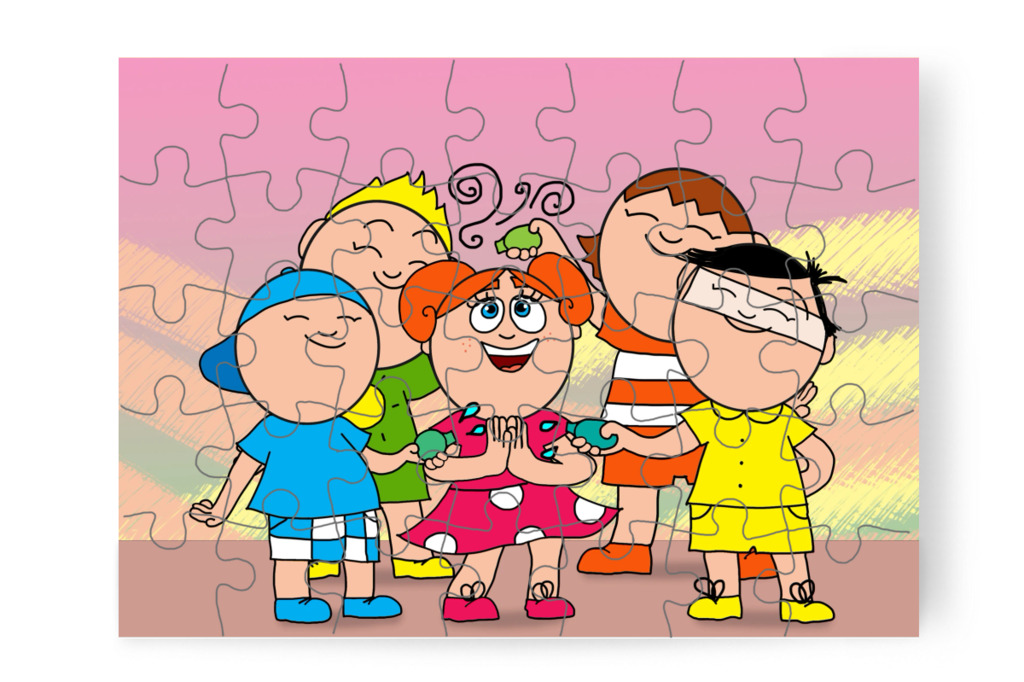 Klára nevetve megbocsát – Klára és a húsvéti tojások puzzle, 35 darab [TC45-49-P35]