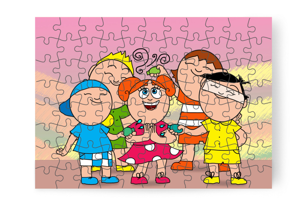 Klára nevetve megbocsát – Klára és a húsvéti tojások puzzle, 88 darab [TC45-49-P88]