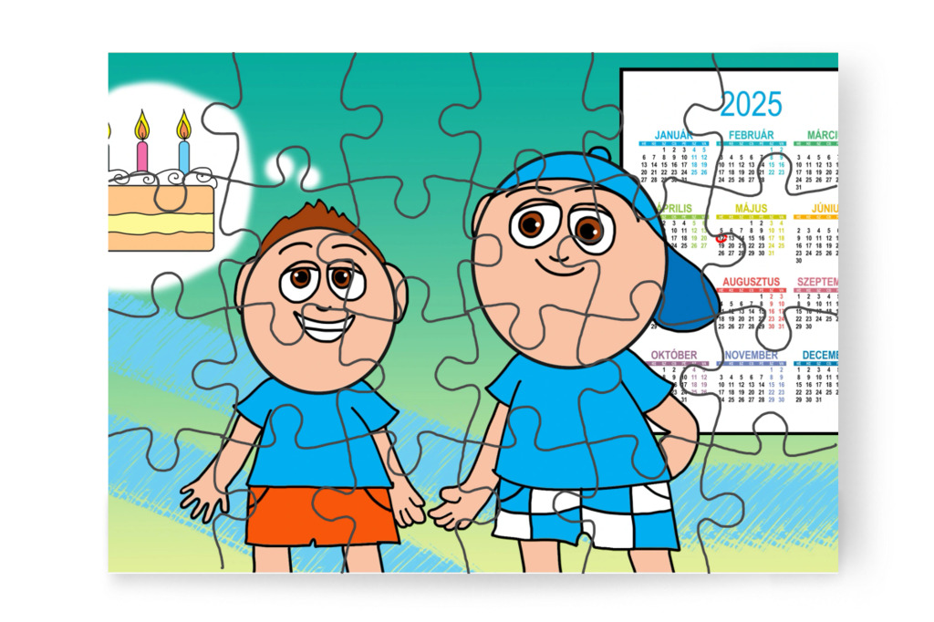 Marci születésnapja közeleg – Márky elveszik a plázában puzzle, 24 darab [TC46-03-P24]
