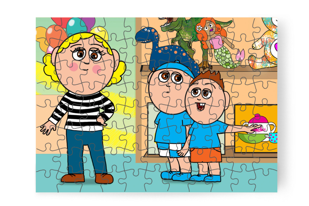 Marci a kirakókat keresi – Márky elveszik a plázában puzzle, 88 darab [TC46-22-P88]