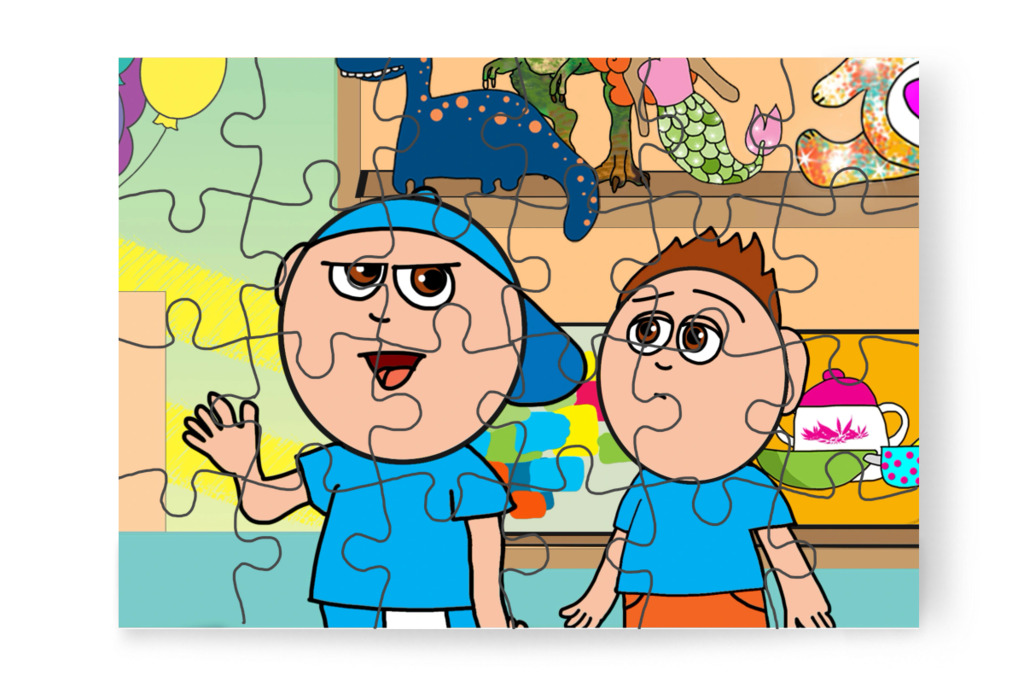 Márky a legókhoz menne – Márky elveszik a plázában puzzle, 24 darab [TC46-23-P24]