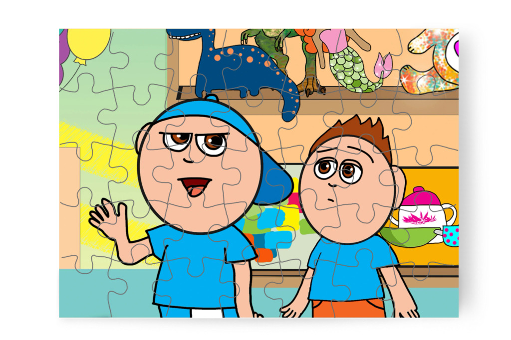 Márky a legókhoz menne – Márky elveszik a plázában puzzle, 35 darab [TC46-23-P35]