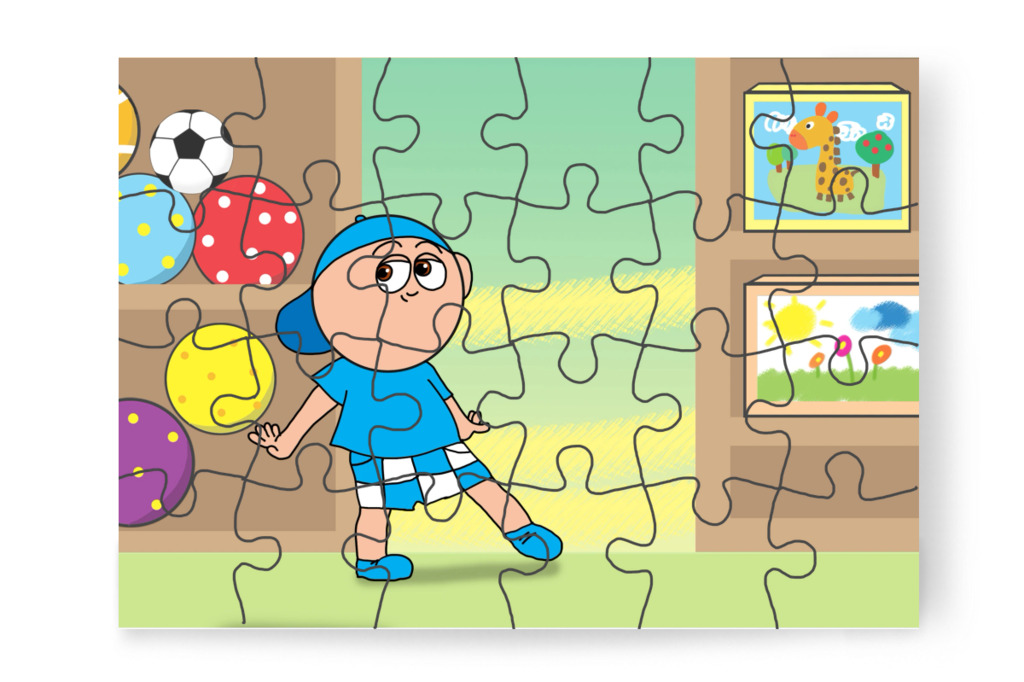 Márky elsurran a legókhoz – Márky elveszik a plázában puzzle, 24 darab [TC46-30-P24]