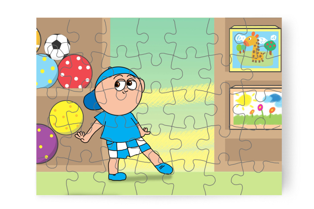 Márky elsurran a legókhoz – Márky elveszik a plázában puzzle, 35 darab [TC46-30-P35]
