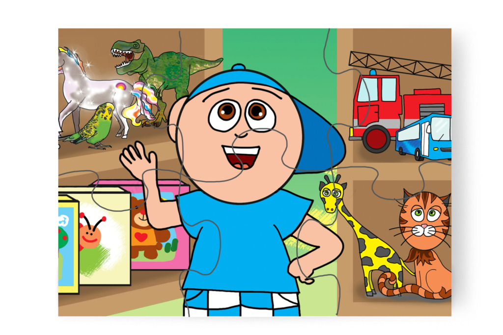 Hiába kiabál az üzletben – Márky elveszik a plázában puzzle, 6 darab [TC46-34-P06]