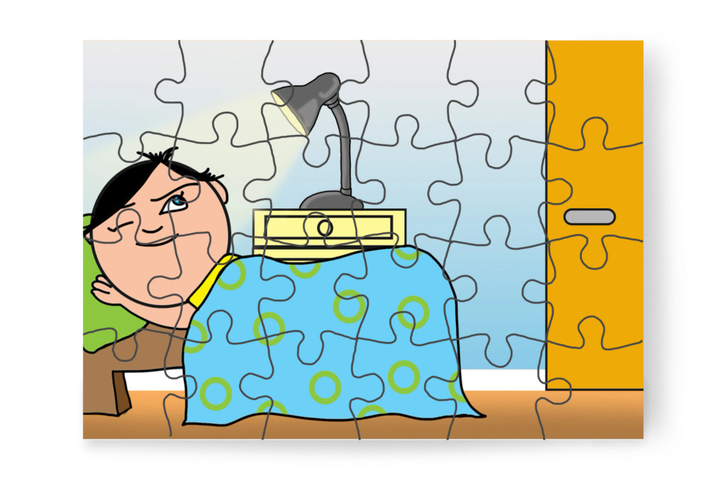 Néha kihagyja a fogmosást – Tamás fogorvoshoz megy puzzle, 24 darab [TC47-11-P24]