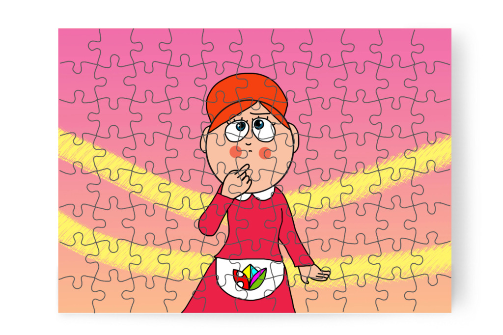 Óvónéni is izgul – Tamás fogorvoshoz megy puzzle, 88 darab [TC47-15-P88]