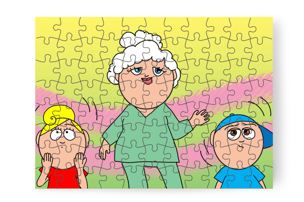 A gyerekek Fúró néninek hívják – Tamás fogorvoshoz megy puzzle, 88 darab [TC47-20-P88]