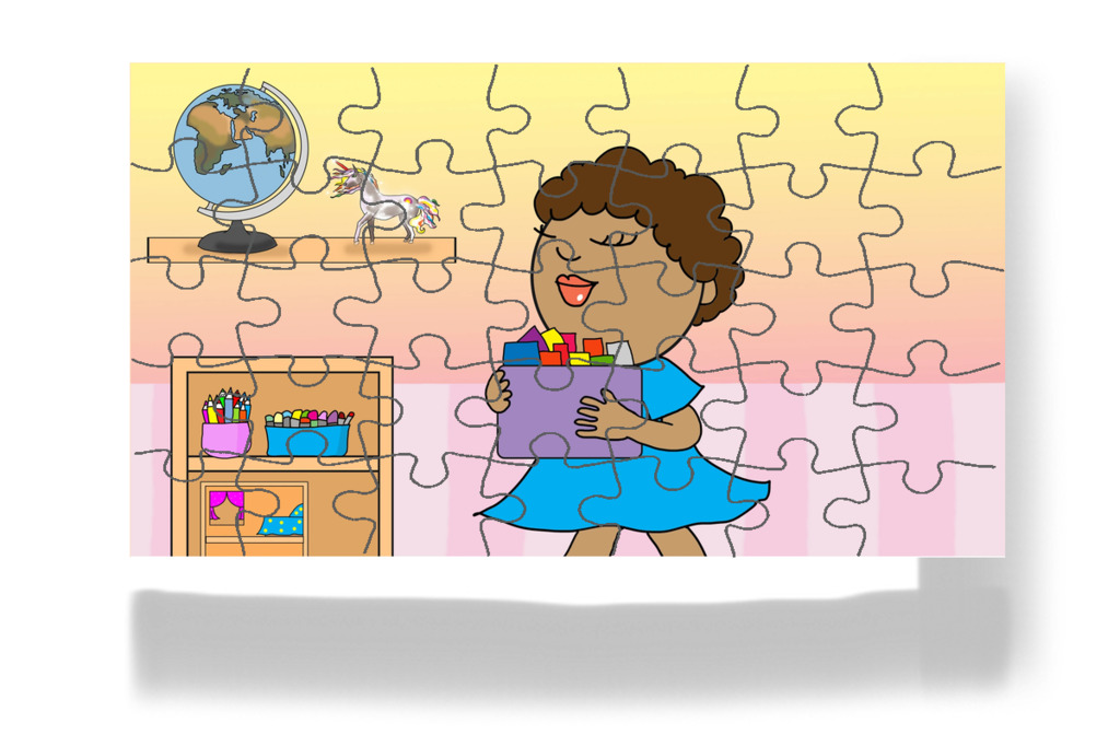 Játék után elpakol – Dolly és a takarítás puzzle, 35 darab [TC49-02-P35]