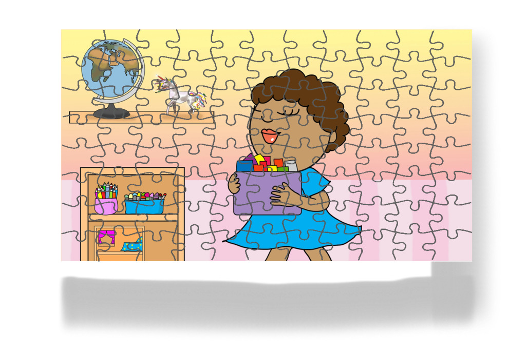 Játék után elpakol – Dolly és a takarítás puzzle, 88 darab [TC49-02-P88]