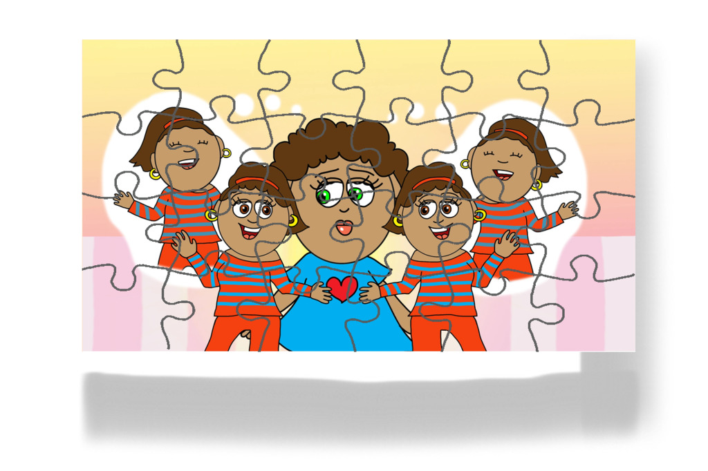 Anya sok mindenre emlékezteti – Dolly és a takarítás puzzle, 24 darab [TC49-07-P24]