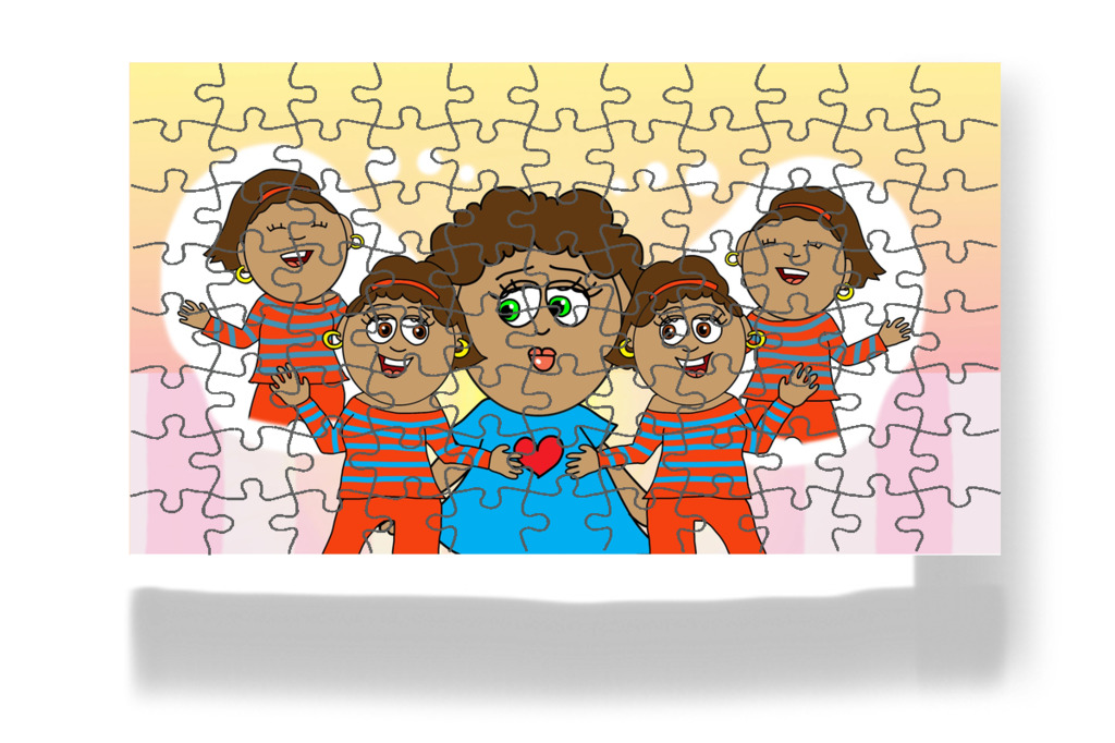 Anya sok mindenre emlékezteti – Dolly és a takarítás puzzle, 88 darab [TC49-07-P88]