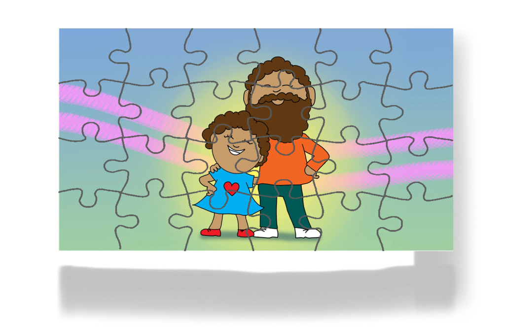 Dolly apával marad otthon – Dolly és a takarítás puzzle, 24 darab [TC49-10-P24]