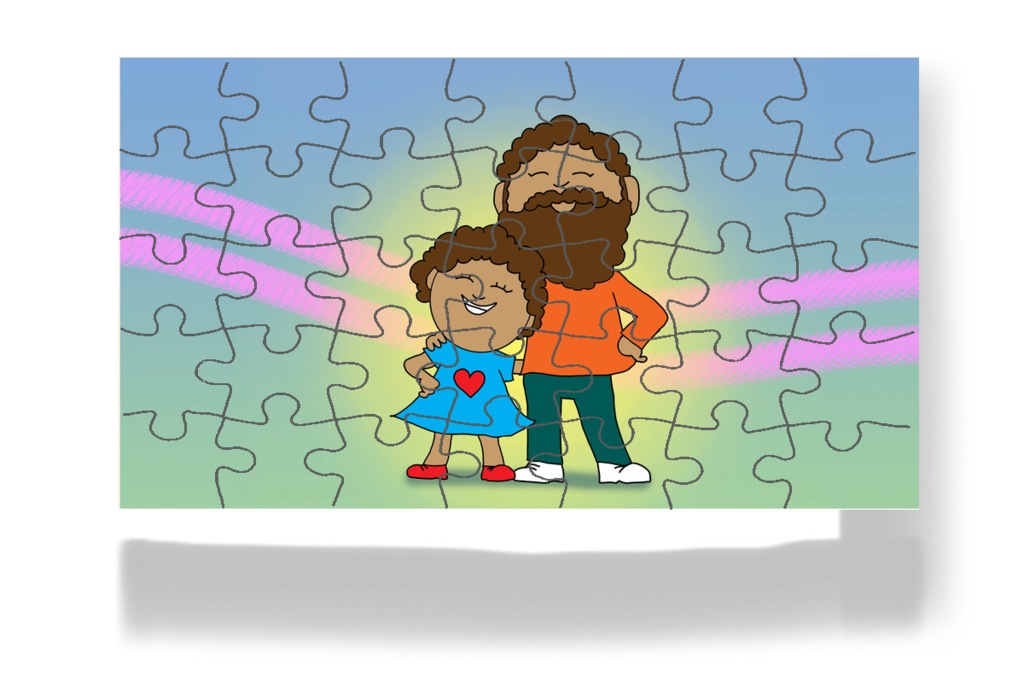 Dolly apával marad otthon – Dolly és a takarítás puzzle, 35 darab [TC49-10-P35]