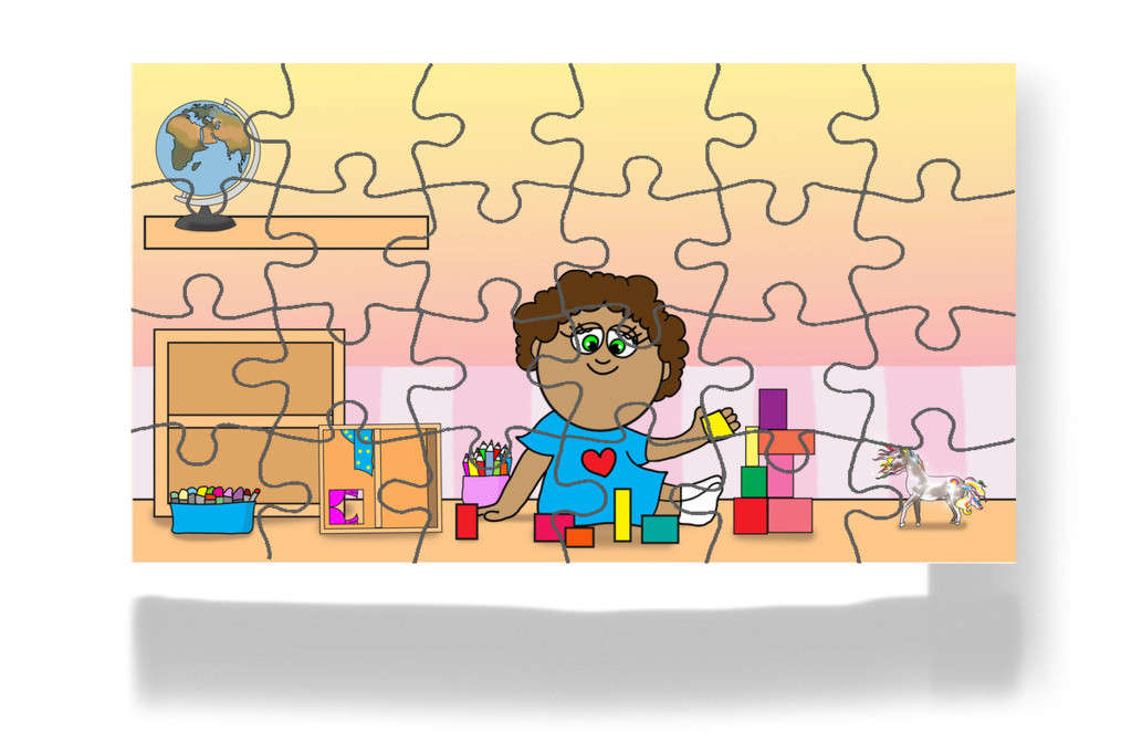Dolly nem pakolja el a játékokat – Dolly és a takarítás puzzle, 24 darab [TC49-13-P24]