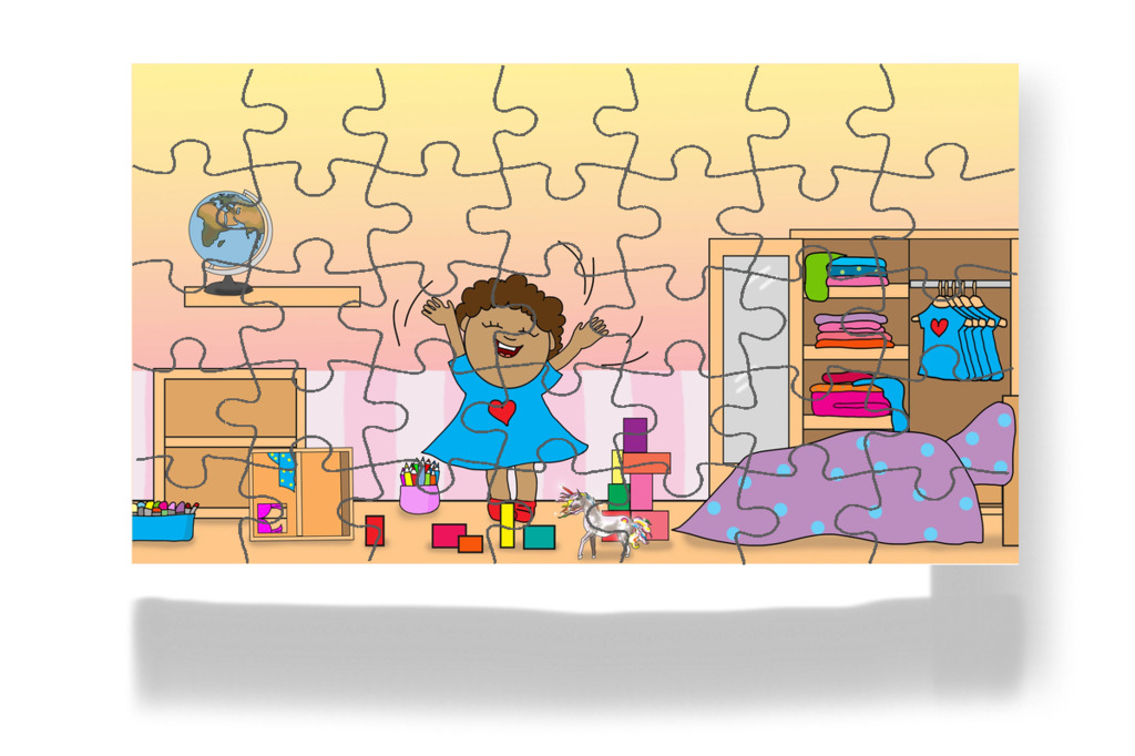 Napokig nő a rendetlenség – Dolly és a takarítás puzzle, 35 darab [TC49-17-P35]