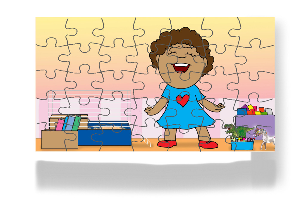 Dolly apát hívja – Dolly és a takarítás puzzle, 35 darab [TC49-19-P35]