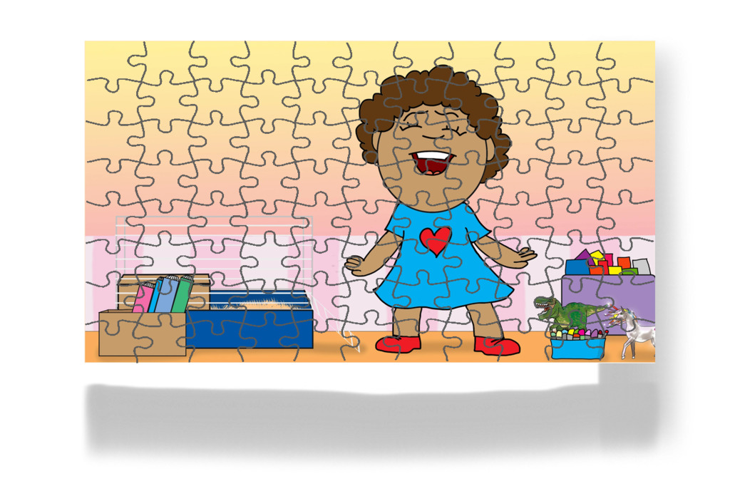 Dolly apát hívja – Dolly és a takarítás puzzle, 88 darab [TC49-19-P88]