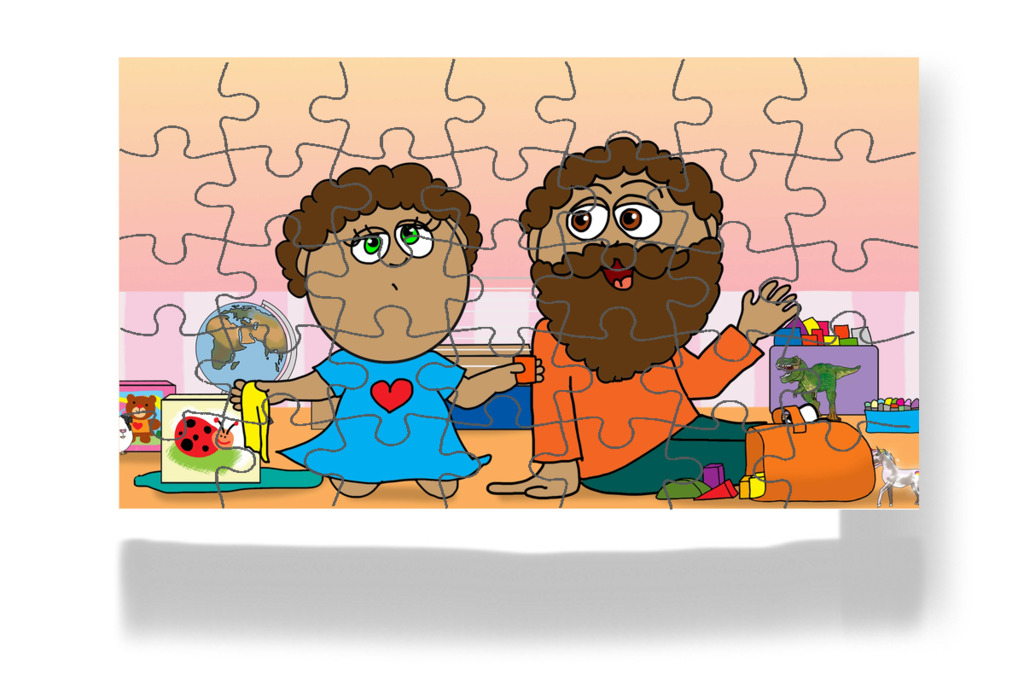 Apa rendrakást javasol – Dolly és a takarítás puzzle, 35 darab [TC49-26-P35]