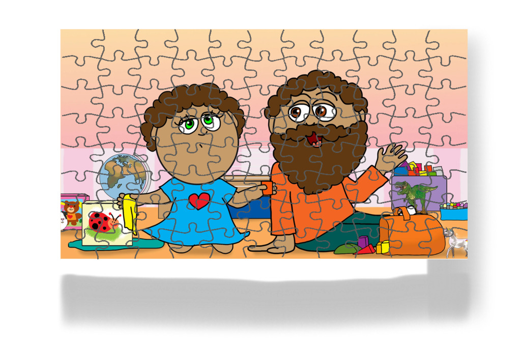 Apa rendrakást javasol – Dolly és a takarítás puzzle, 88 darab [TC49-26-P88]