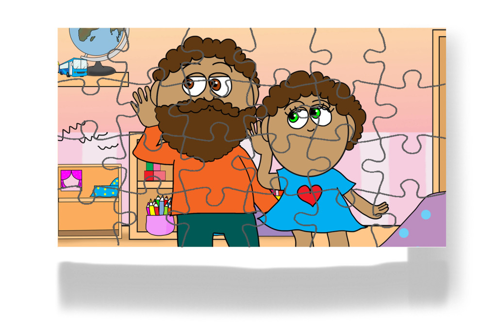 Rágcsálást hallanak – Dolly és a takarítás puzzle, 24 darab [TC49-32-P24]