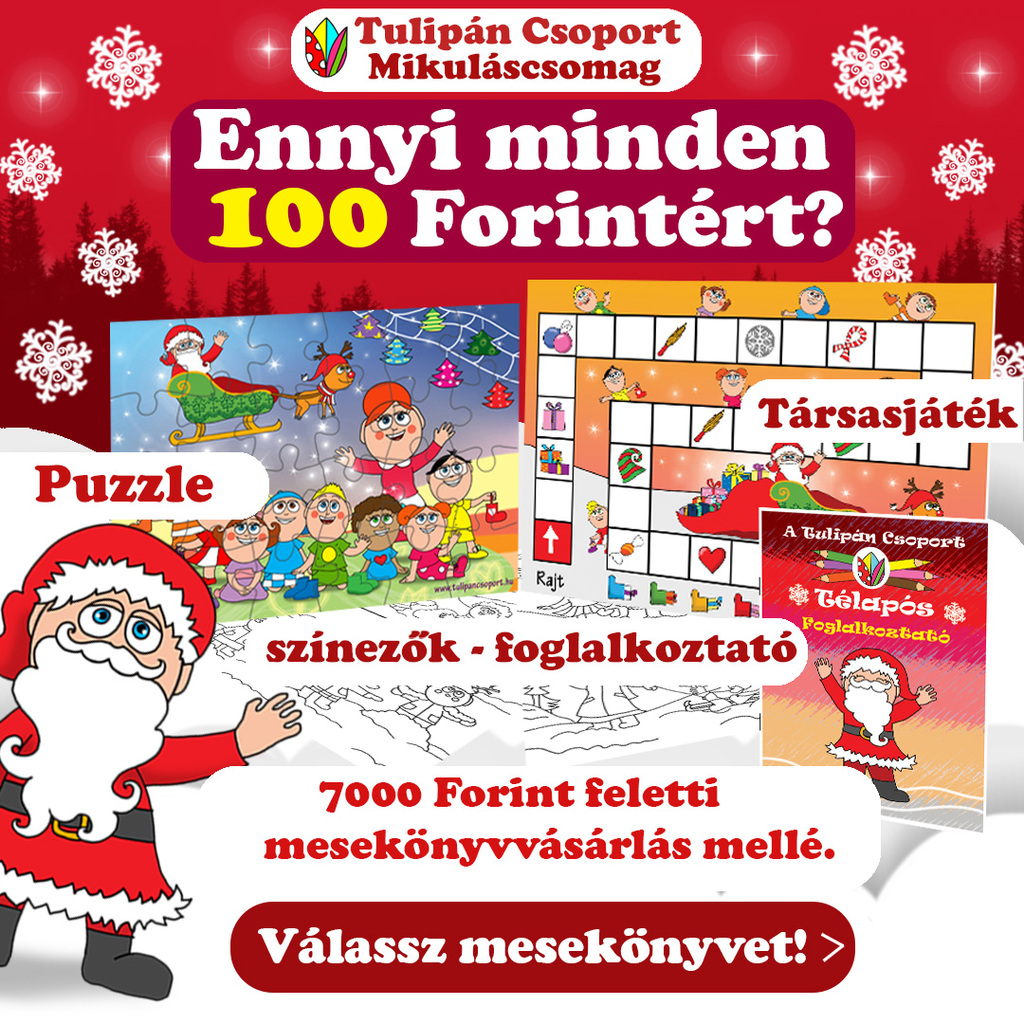 🎅 A Mikulásra ajándékcsomagunk🎁 most mindössze 100 Ft! Rendelés leadása után pedig PDF-mesekönyvünket azonnal olvashatjátok!📖