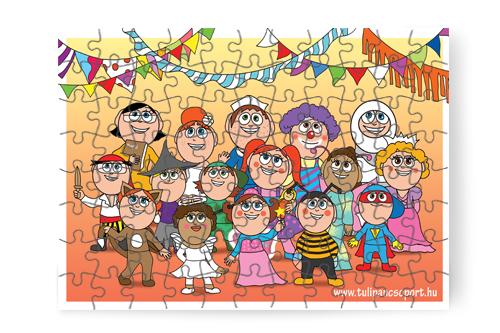 88 db - os puzzle: Farsang