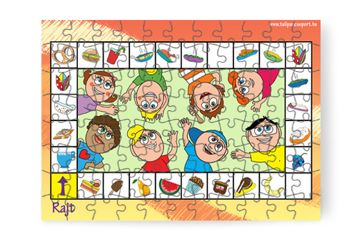 88 db - os puzzle: Kettő az egyben kirakó + társasjáték!